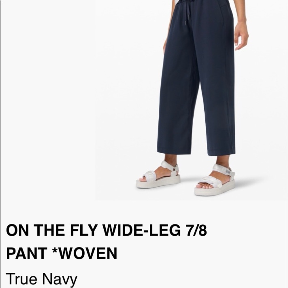 NWT - lululemon crop pants - size 8